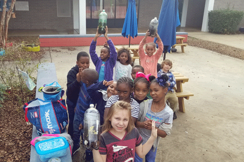 Students at Caughman Road Elementary School