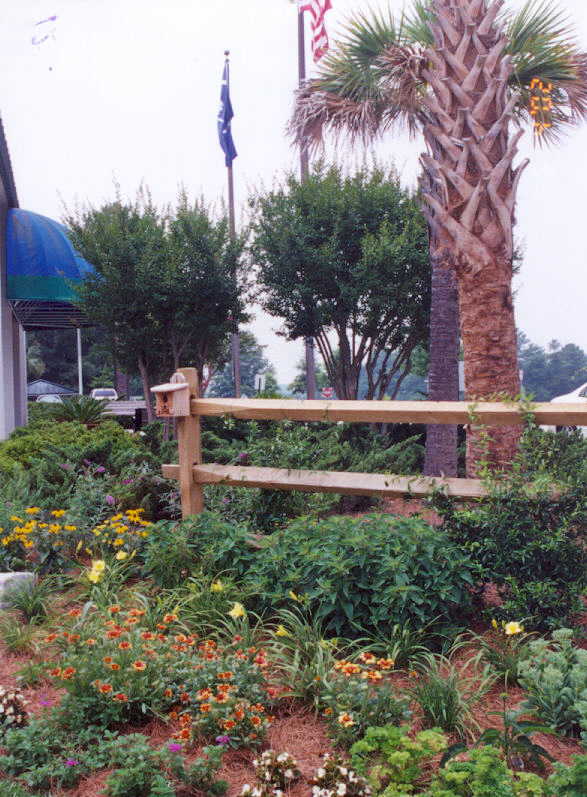 Carolina Fence Garden at Aiken County Welcome Center