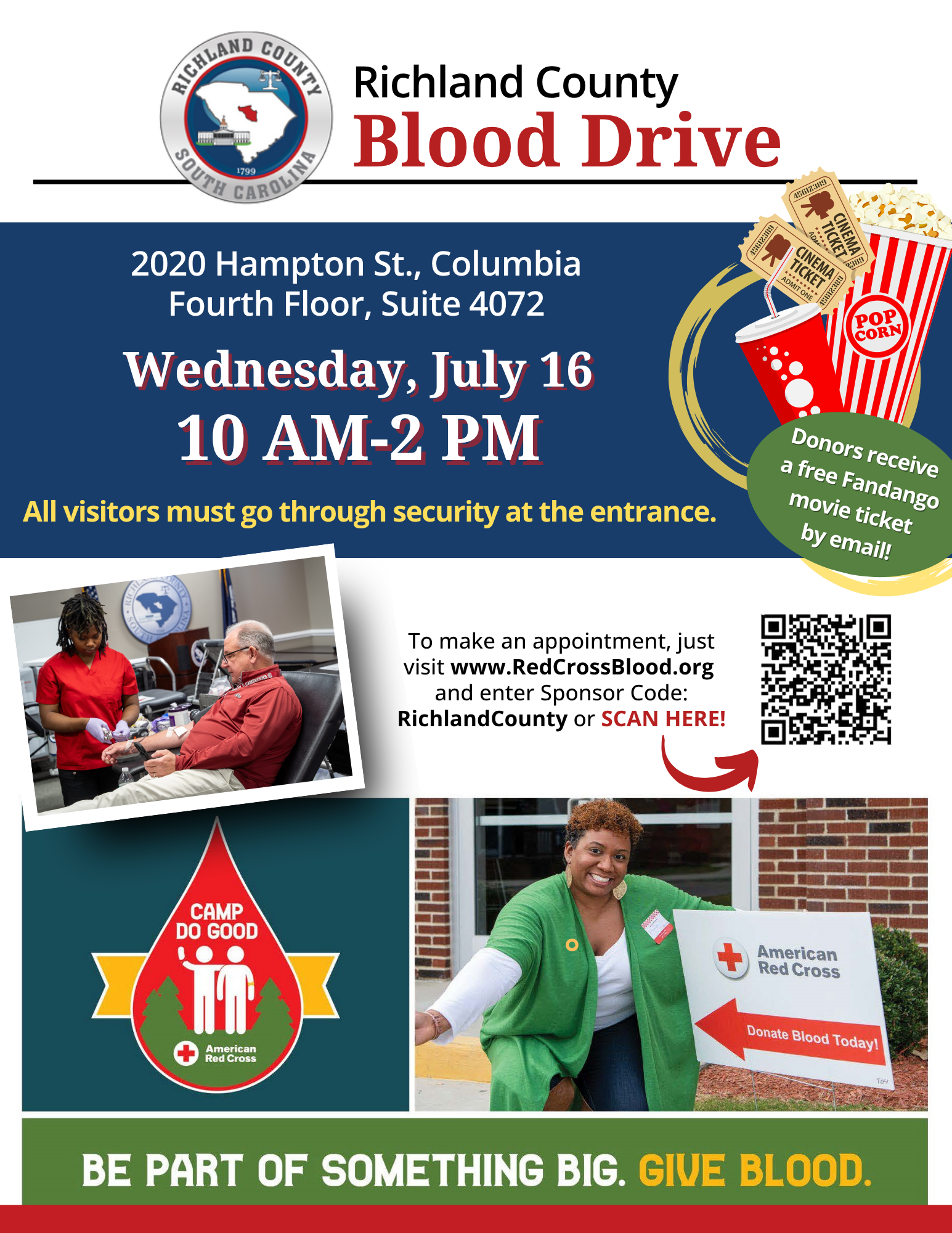 Richland County Blood Drive - July 16, 2025