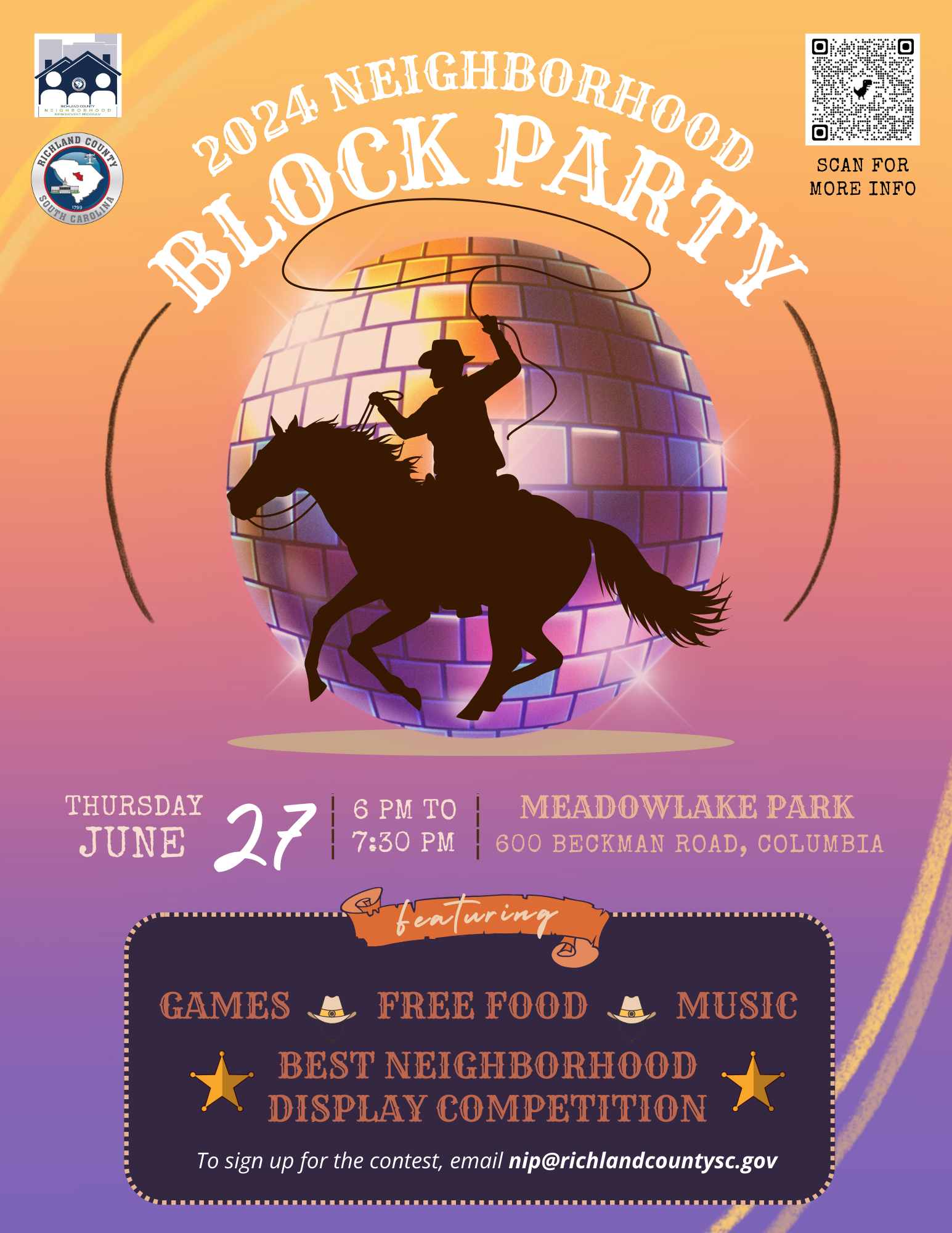 2024 Richland County Neighborhood Block Party - June 27