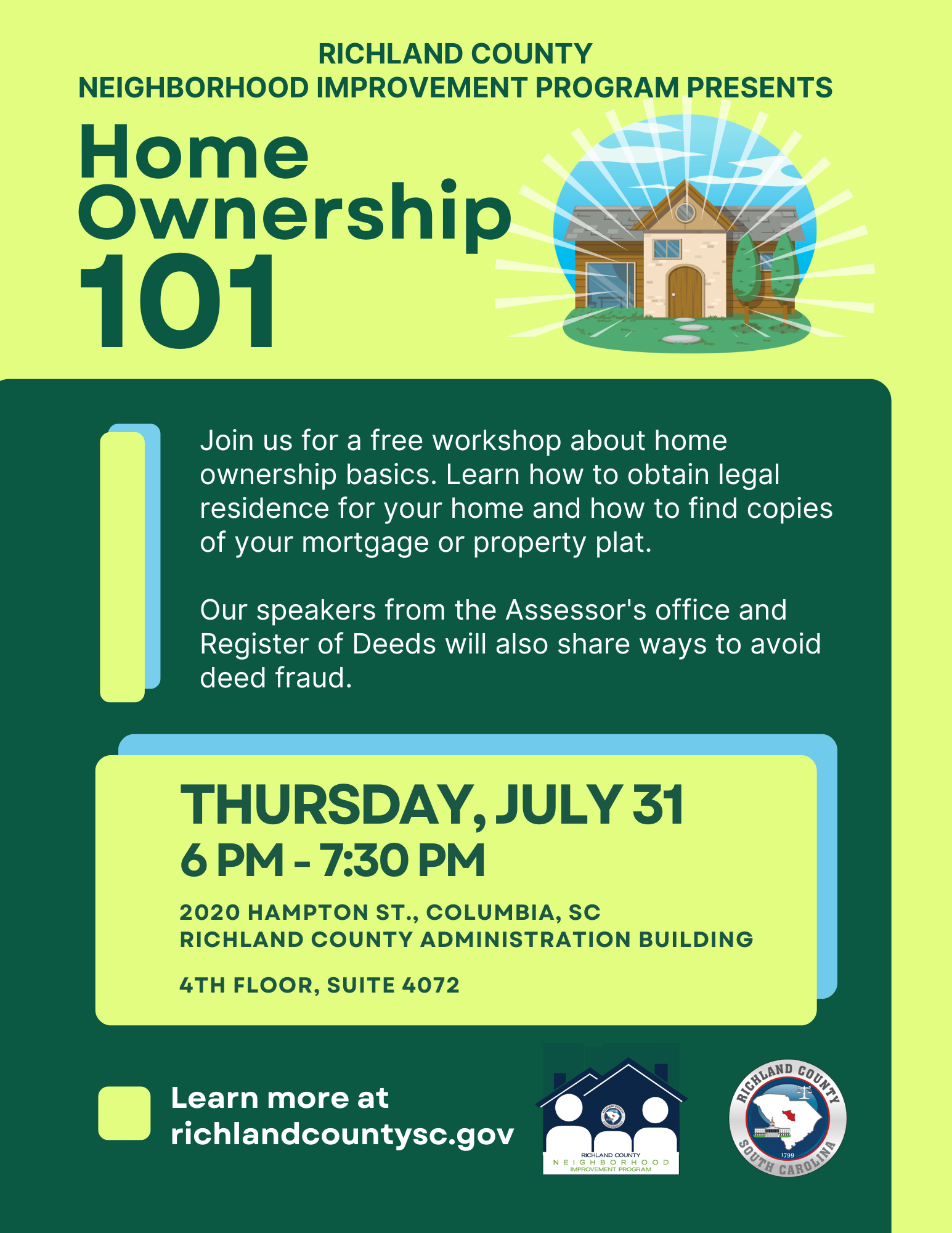 Homeownership 101 - July 31, 2025