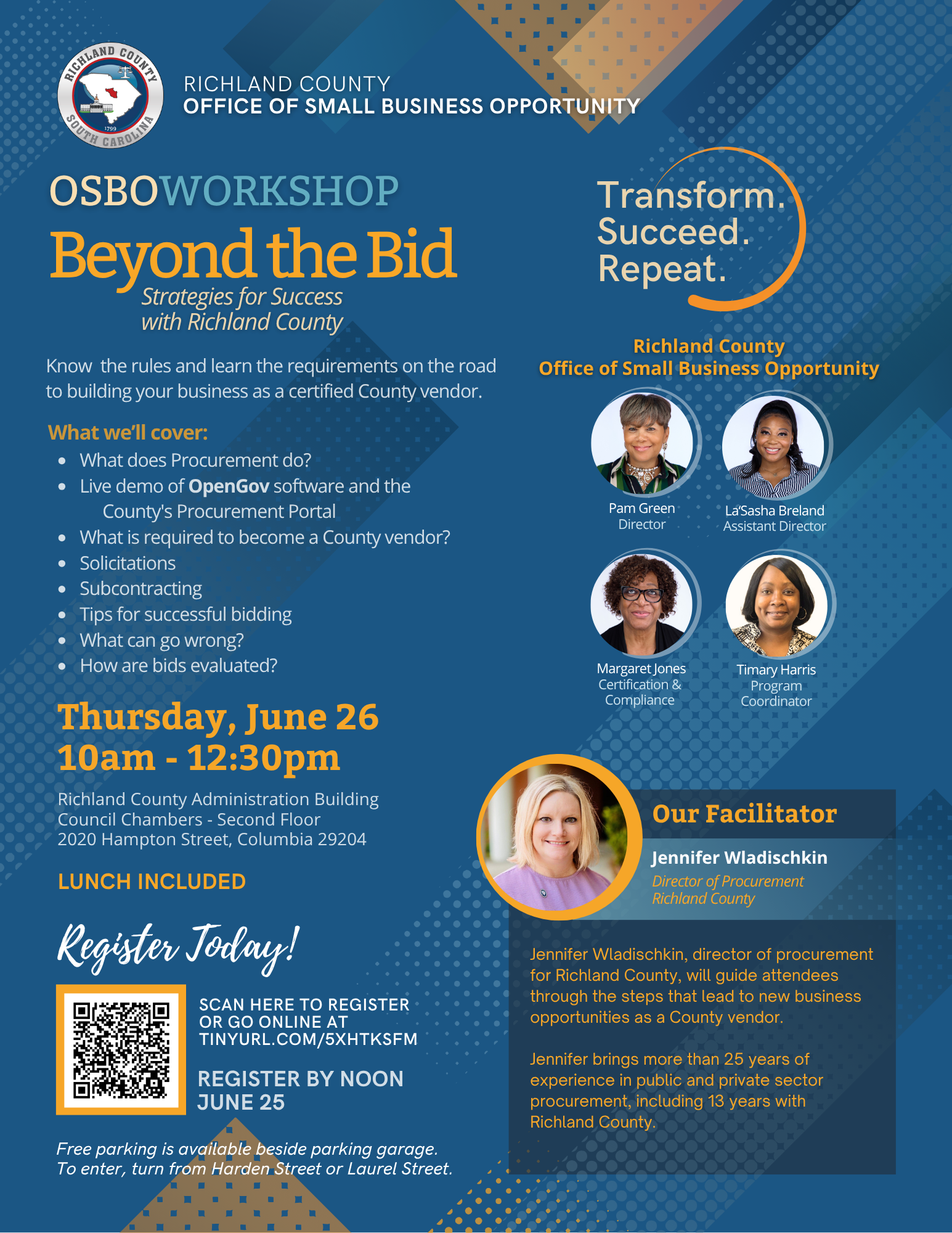 OSBO Workshop: Beyond the Bid - June 26, 2025