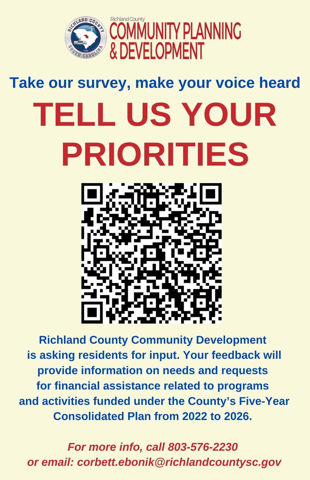 Richland County Community Development 5 Year Consolidated Plan FY 2022