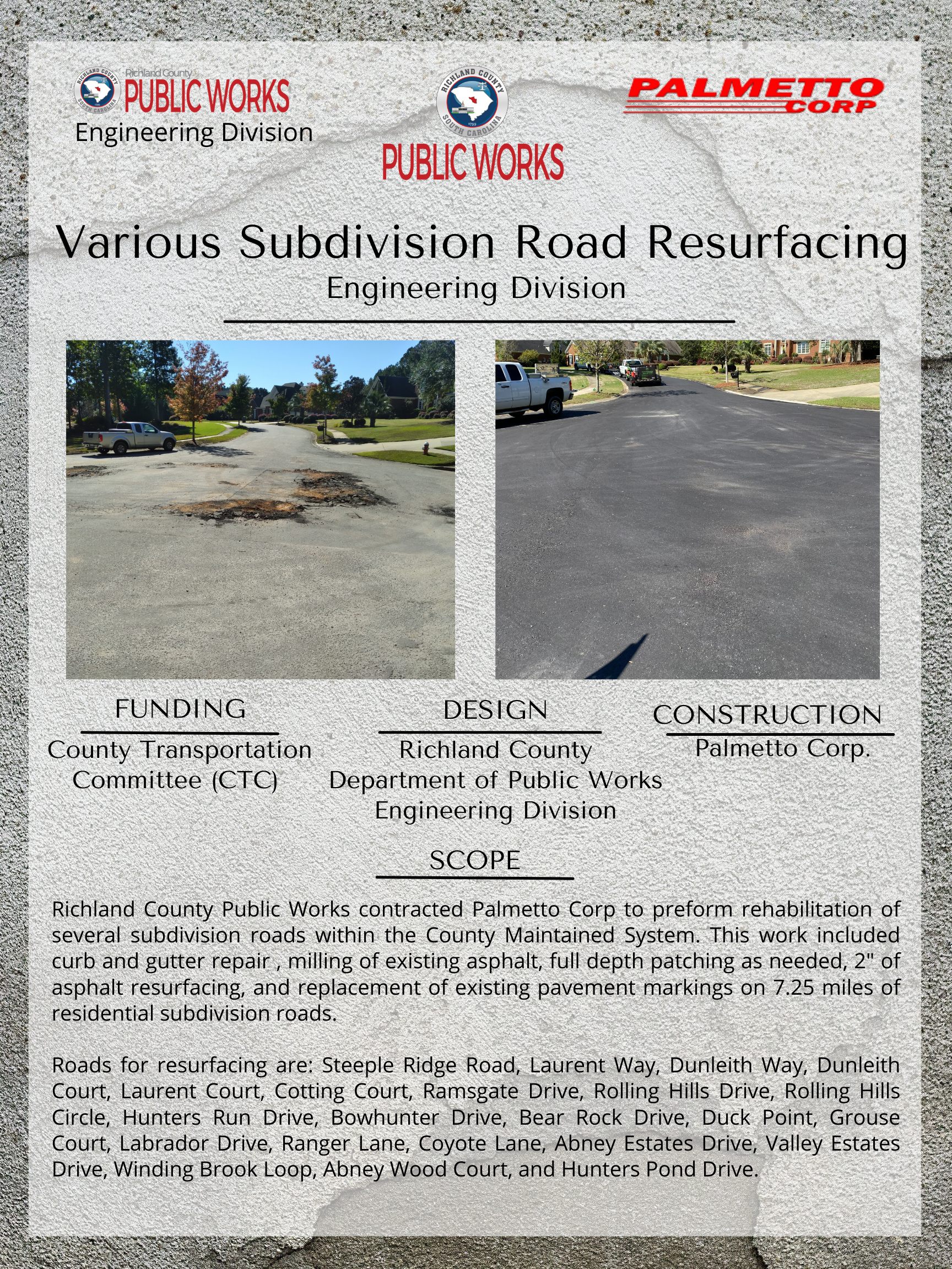Image PDF of Various Subdivision Road Resurfacing