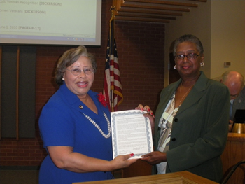 Councilwoman Dickerson and Julianne Scott