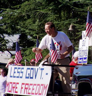Malinowski in Chapin Parade